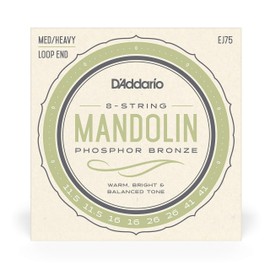 D'Addario Mandolinensaiten EJ75 11.5–41, mittelschwer/schwer – Phosphor, Bronze