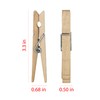 Clorox Wood Clothespins with Spring - Value Pack of 50
