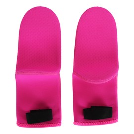 3mm Diving Socks Anti Slip Wear Resistant Comfortable Thermal Beach Long Water Socks Wetsuit for Swimming Rose Red XL