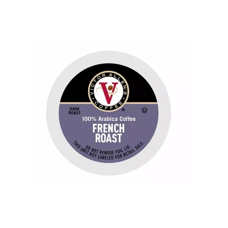 Victor Allen French Roast K cups, Single Serve, Dark Roast,