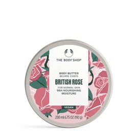 The Body Shop British Rose Body Butter – Nourishing & Moisturizing Skincare for Normal Skin – Vegan – 6.75 oz