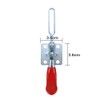 IMAGINE 4Pcs Hand Tool Toggle Clamp 201B 198lbs Antislip Red