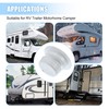 X AUTOHAUX RV Plumbing Vent Cap Camper Attic Vent Cap