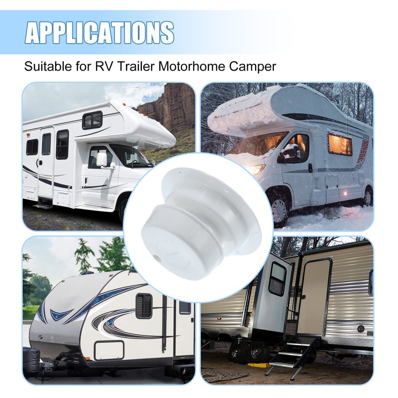 X AUTOHAUX RV Plumbing Vent Cap Camper Attic Vent Cap