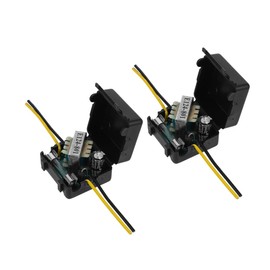 KOMBIUDA 2pcs Car Power Filter Ground Loop Noise Reducer for Automotive Audio Systems Noise Isolator for Enhanced Performance Cars and Trucks