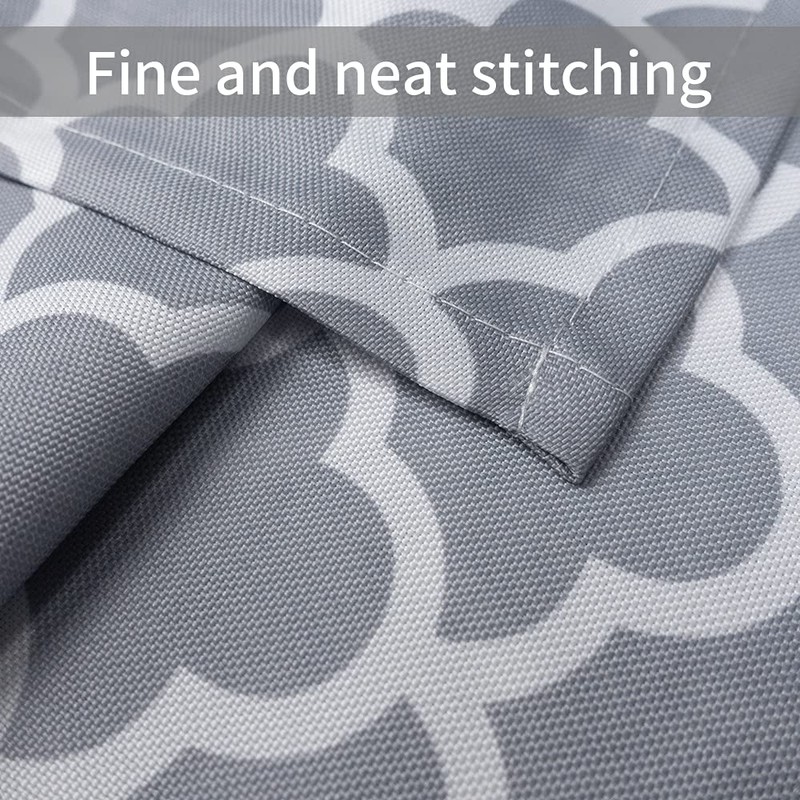 Excovip Cotton Linen Fabric Tablecloth, Waterproof Oil Proof Spill Proof