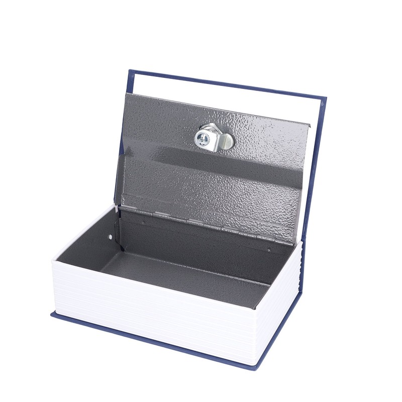 Safe Box Simulation Book Shape Decorative Storage Money Case for