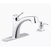 KOHLER Maxton Polished Chrome Single Handle Pull-out Kitchen Faucet