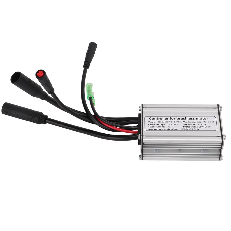 36V 48V 15A Electric Bike Sine Wave Controller 250W Brushless