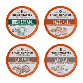 Fresh Roasted Coffee, Decaf Traditional Flavors, Flavored Coffee Pod Variety Pack, K-Cup Compatible, 24Count