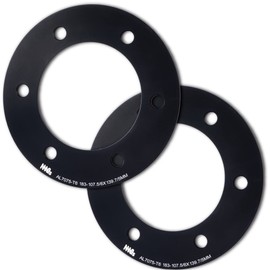 Forged 139.7 6 Hole 5mm Wheel Spacer MAQs Aluminum Steel Wheel Single Hole 2pcs Black