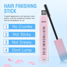 FUNAN Hair Finishing Stick, Flyaway Feel Stick Hair, Small Broken Hairs Finishing Cream, Non-Greasy and Non-Sticky (1 Pack)