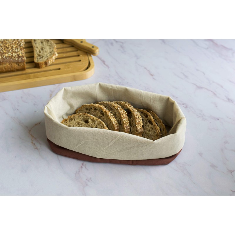 Pebbly -NBA180 Organic Cotton Drawstring Bread Basket