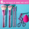 Expressions 6pc Makeup Brush w/Eyelash Curler and Makeup Sponge Beauty