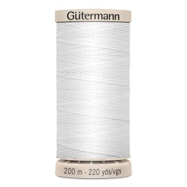 Gutermann Quilting Thread 220 Yards-White 738219-5709