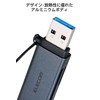 Elecom MR3-D20EBK Card Reader, USB-A, 2-in-1, 5 Gbps (SDXC/SDHC/SD/microSDXC/microSDHC/Micro SD