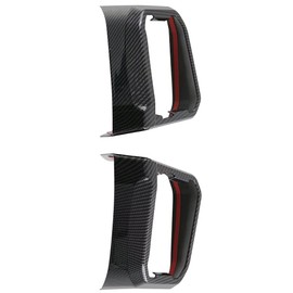 RAGBUSCLE Interior Front Air Vent Outlet Cover Trims Carbon Fiber, 2022-2023 Compatible with Toyota Tundra, Dashboard Upper Air Vent Outlet Cover Trim Interior Side Air Condition Panel Frame Kit