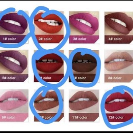 Elite Beautico Lipstick - Color: 2) Summer Red