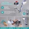MIAOHUI Blue Zenbody Shower Head with Filter Beads, 3 Modes