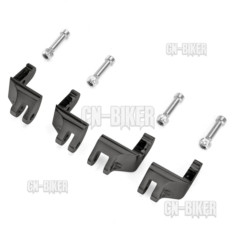 CB Driver Floorboard Relocation Brackets For H-D Electra Glide Road