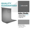 Julius Studio 6 ft. x 9 ft. Pure Gray Background