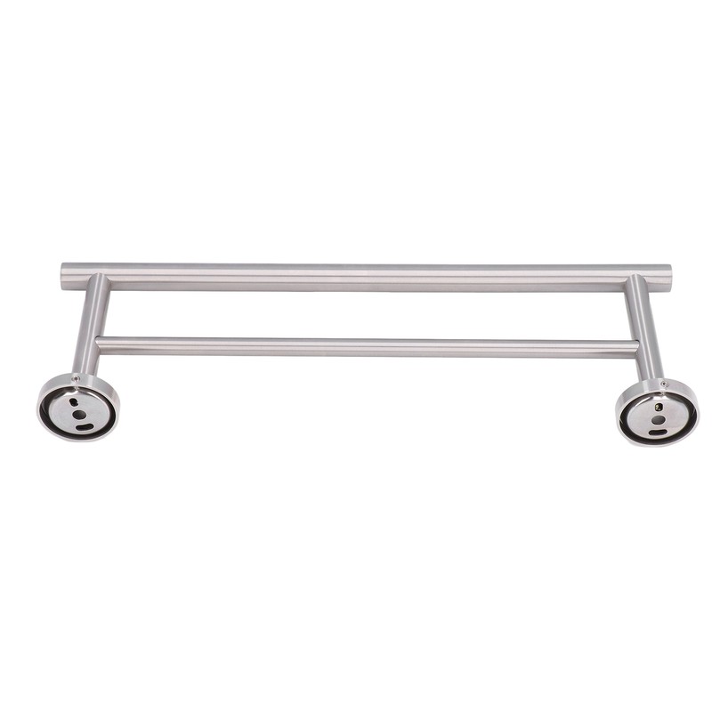 Double Bath Towel Bar Modern Style Stainless Steel Towel Holder