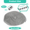 6 Meter/19.69 Feet Roller Blind Chain, 4.5mm Silver Vertical Blind