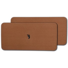EvaTeak 9"X18" Anti-Slip Marine Boat Bench SEAT Pads 2 Pack Brown