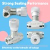 STB-G3/8 Hydraulic Flow Control Valve Compatible with Mini Excavator, 3/8"