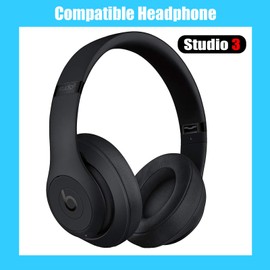 Studio 3 Headband Replacement Cover Parts Accessories Studio3 Arch Head Band Repair Kit Compatible with Studio 3.0 / Studio 2.0 Wireless Top Headband. (Black)