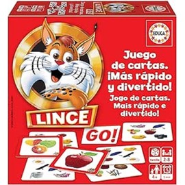 Educa - Lince Go Card Version, Family Board Game with Reflex Test, from 6 Years (18712)