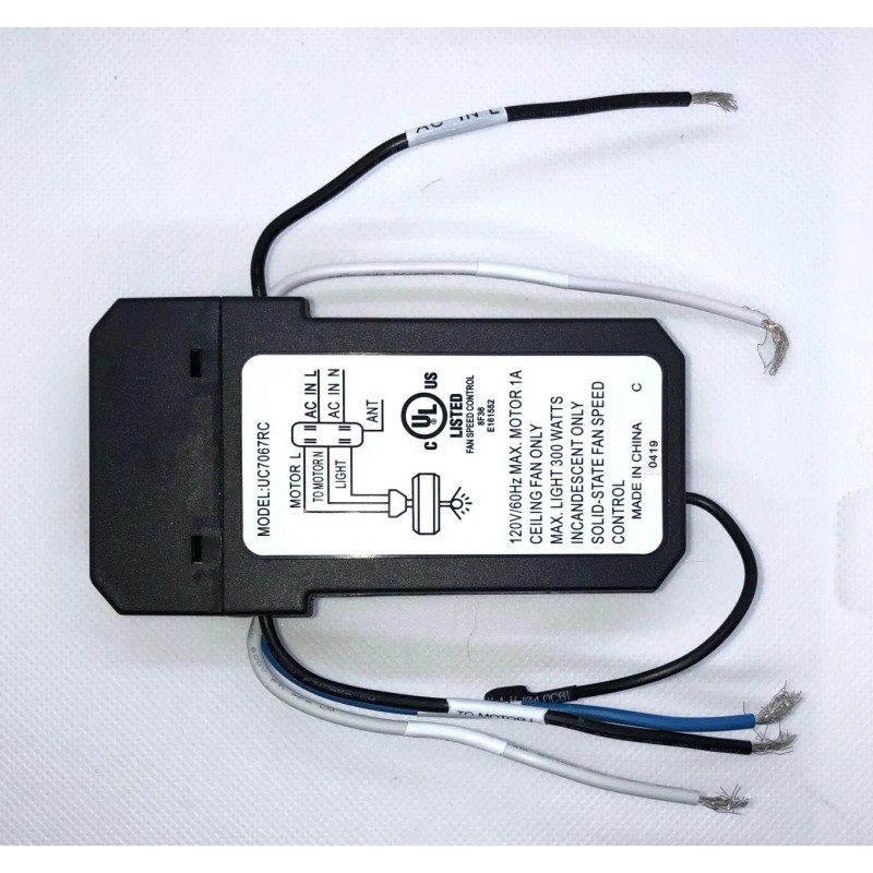 Westinghouse New Westinghouse Ceiling Fan Receiver UC7067RC 7067FM-05P(6+5