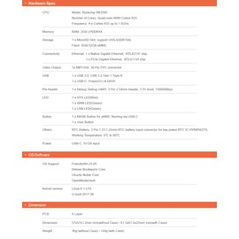 FriendlyElec NanoPi R3S Mini Router OpenWRT, 2GB LPDDR4X RAM 32GB eMMC, with Dual-Gbps Ethernet for Smart Home Office Gateway IoT NAS Applications, Support Debian Ubuntu OS (2+32GB Bare Board)
