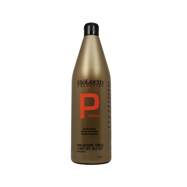 Salerm Protein Shampoo For Weak Hair 36oz / 1000mL (Brand New)