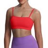 Aoxjox Women's Workout Bandeau Sports Bras Training Fitness Running Yoga