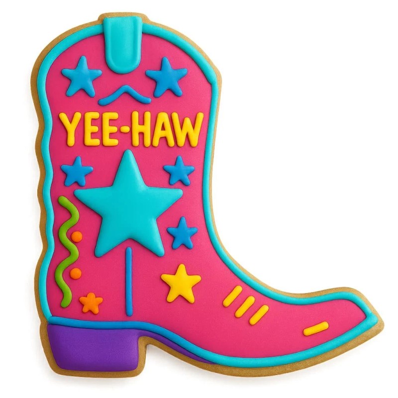 Mighty Gadget Cowboy Hat and Boot Cookie Cutter Set (4.25"