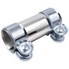 45mm Double Bolt Exhaust Clamp, Stainless Steel Band Clamp, Exhaust