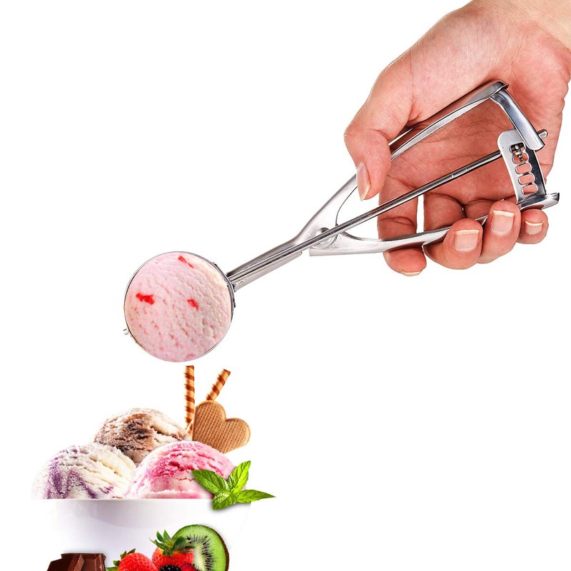 Fayomir Mini Cookie Scoop, 1 Teaspoon Cookie dough Scoop, Melon