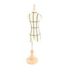 Miniature Dress Form with Stand Wood Base Sewing Mannequin Body
