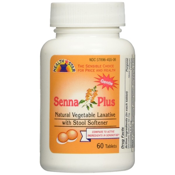 Senna Plus Tablets, 8.6-50mg, 60ct