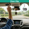 Universal Garage Door Opener Remote with Visor Clip, Works for