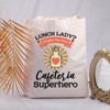 JNIAP Lunch Lady Gift Cafeteria Superhero Tote Bag Cafeteria Crew