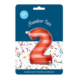 R&M International 8102 Number 2 Cookie Cutter, 3" Carded