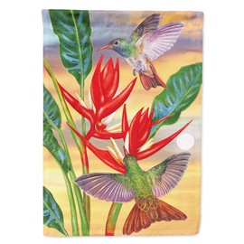 Caroline's Treasures PRS4019GF Buff Bellied Hummingbird Flag Garden Size, Small, Multicolor