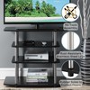Convenience Concepts Designs2Go No Tools Highboy 4-Tier Stand 31.5" Entertainment