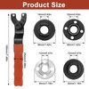 Angle Grinder Adjustable Pin Wrench - 8-48mm Adjustable Angle Grinder