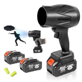 SkyBlade Electric Cordless Leaf Blower 300000RPM Handheld Leaf Blower, Lightweight Leaf Blowers for Patio Cleaning, Lawn Care, Blowing Leaves and Dust, Black