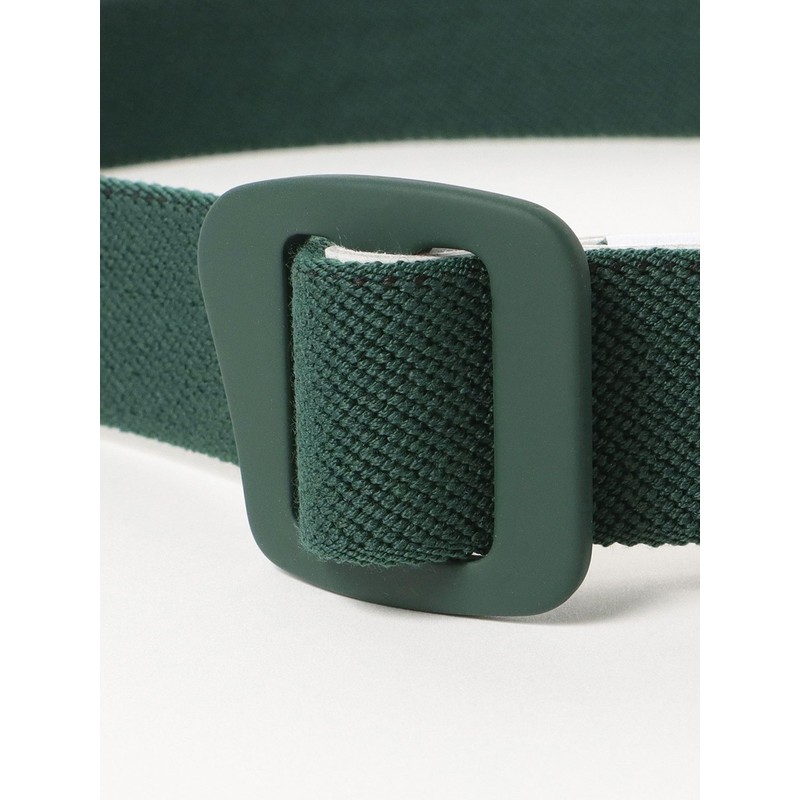 Beams Golf Campus Belt (Men) Aluminum Buckle Tape Belt, green
