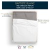 Baptiste Blanc Plain Cushion Cover 65x65cm 100% Cotton (50x75cm, Praline,