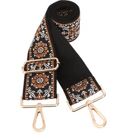 Purse Straps Replacement Crossbody - Bag Shoulder Strap for Handbags, Wide Crossbody Straps for Purses Guitar Style Leopard Pattern Gift for Her